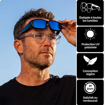 Sur-lunettes polarisées